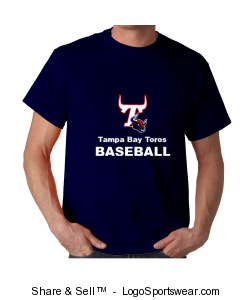 Toro's Baseball T-Shirt Design Zoom